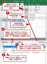 Excelの 名前の定義 でセルの範囲に名前を付ける Tech Tips It