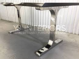 The T Shape Mirror Polished Chrome Mirror Finish Stainless Etsy Table Legs Stainless Steel Table Legs Polished Chrome