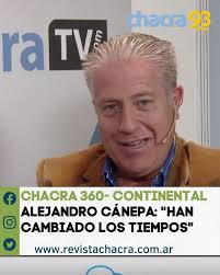 Alejandro Cánepa conversó con programa Chacra 360 Continental y subrayó en  su mensaje que si hay una constante con los problemas que afectan al sector  podrían sintetizarse en la palabra "tiempo". "Siempre