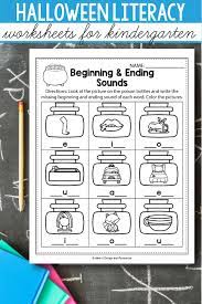 Halloween Literacy Activities For Kindergarten 1st Grade And Preschool Is Fun With This C Halloween Literacy Halloween Literacy Activities Literacy Activities