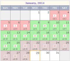 rhythm method calendar view rhythm method long menstrual