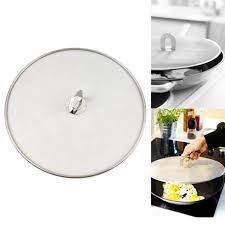 This keeps drips and crumbs from landing on the oven bottom, where they will burn and make smoke. Sunsky 2 Pcs Stainless Steel Oil Proof Cover Fried Oil Splash Proof Net Cover Pizza Tray Kitchen Gadget Size 33cm Stainless Steel