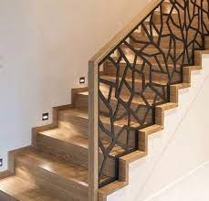 Metal railings were used to further the modern, sleek vibes. Modern Stair Railing Ideas Iron Safety Grill Design For Staircase Stair Railing Design Modern Stair Railing Staircase Railing Design