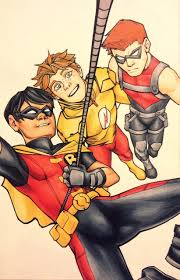 Danekez Yj Robin Kid Flash And Red Arrow Young Justice Young Justice League Red Arrow