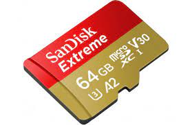 Extreme 90mb/s u3 v30 microsdxc cards bring a new v30 speed rating and larger capacity up to 128gb to sandisk's extreme microsd card the new video speed class is an attempt to simplify card ratings by combining the old two classes (sd class and uhs speed class) into a single system. Sandisk Micro Sd Card 64gb Sdxc Extreme 160mb S Uhs I U3 V30 A2