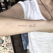 Amor Fati Tattoo Google Search Amor Fati Tattoo Single Needle Tattoo Amor Tattoo