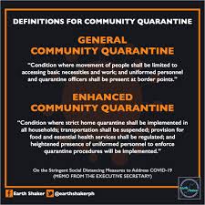 Earthshakerph Firstanniversary On Twitter Breaking Pres Duterte Orders Entire Luzon To Be Under The Enhanced Community Quarantine Details To To Follow Covid19ph Via Cnnphilippines Https T Co Lqsbqwannx
