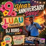 9 Year Anniversary Party — Let’s Celebrate!