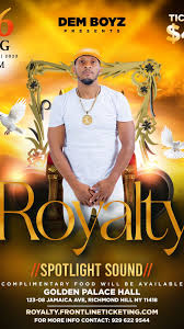 🚨 🤩ROYALTY🤩 🚨, Saturday August 26th, 2023 🗓, Queens NY is the place to  be. 🥂🍾❤️💛💚🌹, Golden Palace Hall, 123-08 Jamaica Ave, Richmond Hill NY,  11418, Doors 🚪 Open: 10PM, Complimentary Food will Be ...