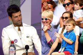Новак джокович не перестает радовать. Novak Dzhokovich Ya Ochen Nadeyalsya Chto Na Uimbldone Moj Syn Budet Na Tribune