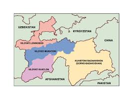 Tajikistan's climate is continental, subtropical, and semiarid, with some desert areas. Tajikistan Presentation Map Vector Maps