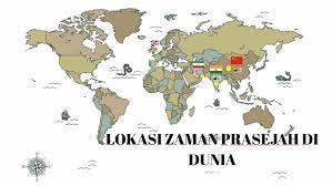 1) namakan zaman prasejarah a) paleolitik b) gigantik c) mesolitik d) neolitik e) logam f) hologram 2) namakan alatan zaman logam a) pisau soket b) batu mikrolit c) tulang mawas d) batu leper e) batu besar f) kapak besi bersoket 3) lokasi zaman prasejarah di dunia a) stonehenge, britain b) gua tabon filipina c) gobekli tepe, turki d) sa hyun, vietnam e) zhoukoudian, china f) lenggong, malaysia. Lokasi Zaman Prasejah Di Dunia By Rafidah Mohd Nasir On Prezi Next