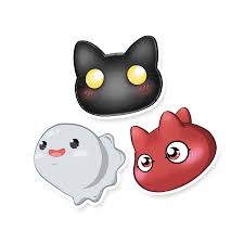 Digimon Baby Vinyl Stickers Punimon Botamon Poyomon Cute - Etsy