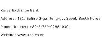 I also read in keb hana bank that they have some branches that are open on sundays. Korea Exchange Bank Address Contact Number Of Korea Exchange Bank