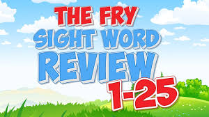 However, when it runs and creates the index, it's about 90% in alpha order, but some entries are in random places. Fry Sight Word Review 1 25 Jack Hartmann Youtube