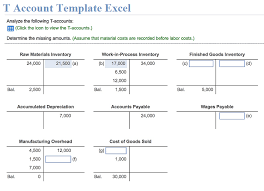 T Account Template Excel Free Download Xlstemplates Accounting Templates Excel Templates