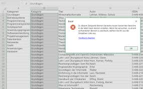 Namensmanager Excel Nervt