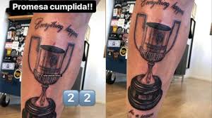 We did not find results for: Santi Mina Keeps His Promise And Gets Copa Del Rey Tattoo