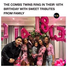 D'Lila and Jessie Combs, better known as #TheCombstwins, rang in their 18th  birthday