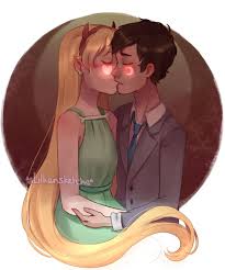 Starco Kiss Glowing Cheekmarks Internally Screams Star Vs The Forces Of Evil Star Vs The Forces Force Of Evil