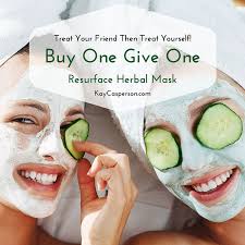 Kay Casperson's Resurface Herbal Mask is Buy One Get One FREE