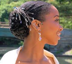 Pin By Farayi Kambarami On Bridesmaids The Supporting Cast Natural Hair Styles Micro Braids Hairstyles Braided Hairstyles For Wedding