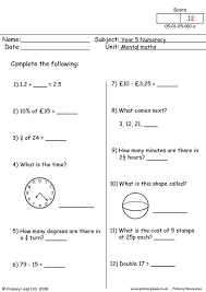Maybe you would like to learn more about one of these? Numeracy Mental Maths 1 Worksheet Primaryleap Co Uk