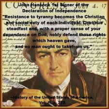 It Is The Duty Of Christians To Stand In The Resistance Of Tyranny In God John Hancock Founding Fathers Quotes Father Quotes Founding Fathers