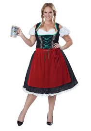 Women S Plus Size Oktoberfest Fraulein Costume Plus Size Costume Oktoberfest Costume Wench Costume