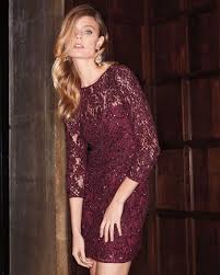 Aidan Mattox 3 4 Sleeve Beaded Lace Cocktail Dress Cocktail Dress Lace Dresses