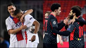 Trapp, meunier, marquinhos, kimpembe, kurzawa, verratti, rabiot, matudi, di. Champions League Psg Outclass Barcelona 4 1 Liverpool Stun Rb Leipzig 2 0 In Last 16 First Leg