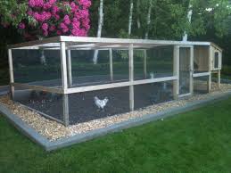 Sinking them in concrete will ensure that they stay put. Daniel A Giles Get Large Chicken Run Designs