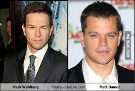 He is also known by his former stage name marky mark from his career with the group marky mark and the funky bunch, with whom he released the albums music for the people (1991) and you gotta believe (1992). Sometime I Confuse Between Matt Damon And Mark Wahlberg 9gag