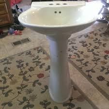 mansfield avanti pedestal sink..bought
