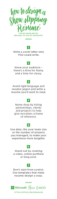 How To Design A Show Stopping Resume Microsoft 365 Blog