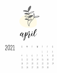 Sebentar lagi akan berganti tahun 2021. Free Printable April 2021 Calendars World Of Printables