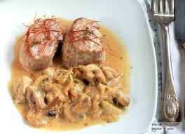 Receta Facil De Solomillo De Cerdo Con Salsa De Champinones