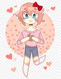 Excellent red monika, great tribute to this character ! Doki Doki Literature Club Fan Art Drawing Deviantart Png 760x1052px Watercolor Cartoon Flower Frame Heart Download