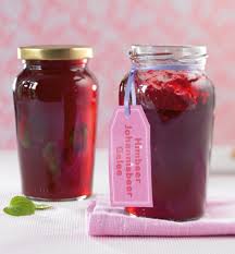 Himbeer Johannisbeer Gelee Himbeeren Marmelade Gelee