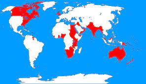 Since the act of union in 1707, the united kingdom has ruled vast swaths of land across the world. The Entire British Empire 4500x2592 Mapporn