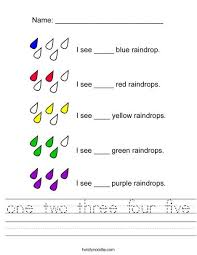 Check spelling or type a new query. One Two Three Four Five Worksheet Twisty Noodle Worksheets Weather Theme Math Worksheets