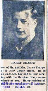 Henry "Harry" Sharpe Merchant Marine