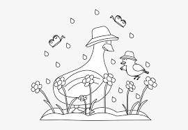 This weather book introduces your kids to weather description words. Rainy Season Drawing At Getdrawings Black And White Spring Clip Art Png Image Transparent Png Free Download On Seekpng