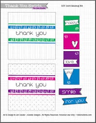 Use punches in new and creative ways and add interest with scalloped ombré layers. Diy Thank You Card Kit Simple Swirls 100 Directions