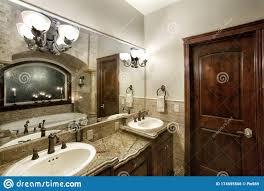 the en suite bathroom vanity in a