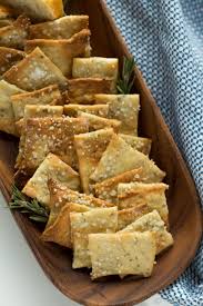 Rosemary Sea Salt Crackers And A Cheese Plate Recipe Easy Homemade Crackers Homemade Crackers Cracker Recipes
