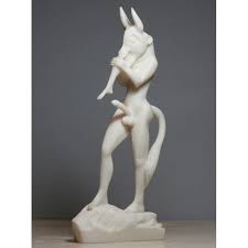 In the song of songs, the beloved man is described as having legs like alabaster columns (esv) or pillars of marble (niv, kjv). Bull Head Minotaur Demon Eating A Maiden Greek Cast Alabaster Statue Sculpture 9 45