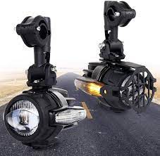 motorcycle led auxiliary lights 40w 3000lm spot driving fog light with drl turn signal led driving lights motorcycle lights bmw