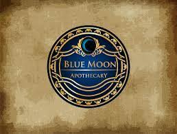 Blue Moon Apothecary Logo Design Concepts 8 Blue Moon Logo Design Moon Logo