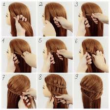 It's not always easy to braid your own hair, but don't worry: Fishtail Dutch Ladder Braid 1 Divide Into 2 Equal Section 2 Take A Small Section From The Outside Step By Step Hairstyles Ladder Braid Braiding Your Own Hair